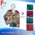 top quality women fur garment dyed color knitted raccoon coat